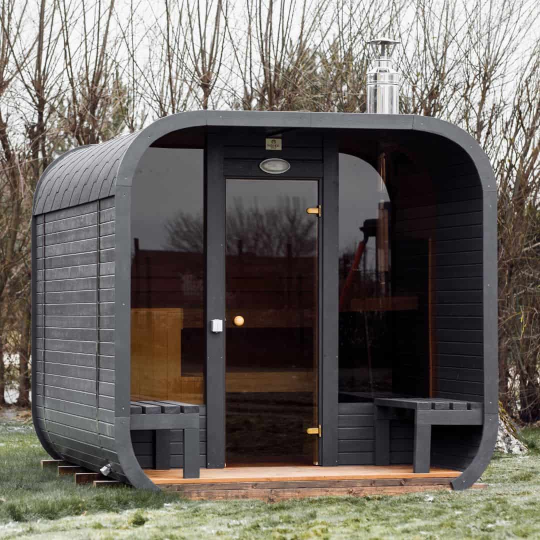 Сауна CUBE 3 м с тераса