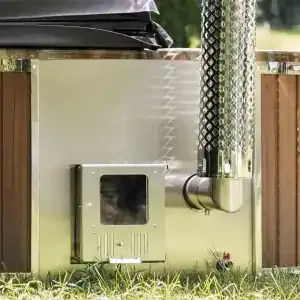 Външна печка от неръждаема стомана AISI316, 35 kW (солена вода)