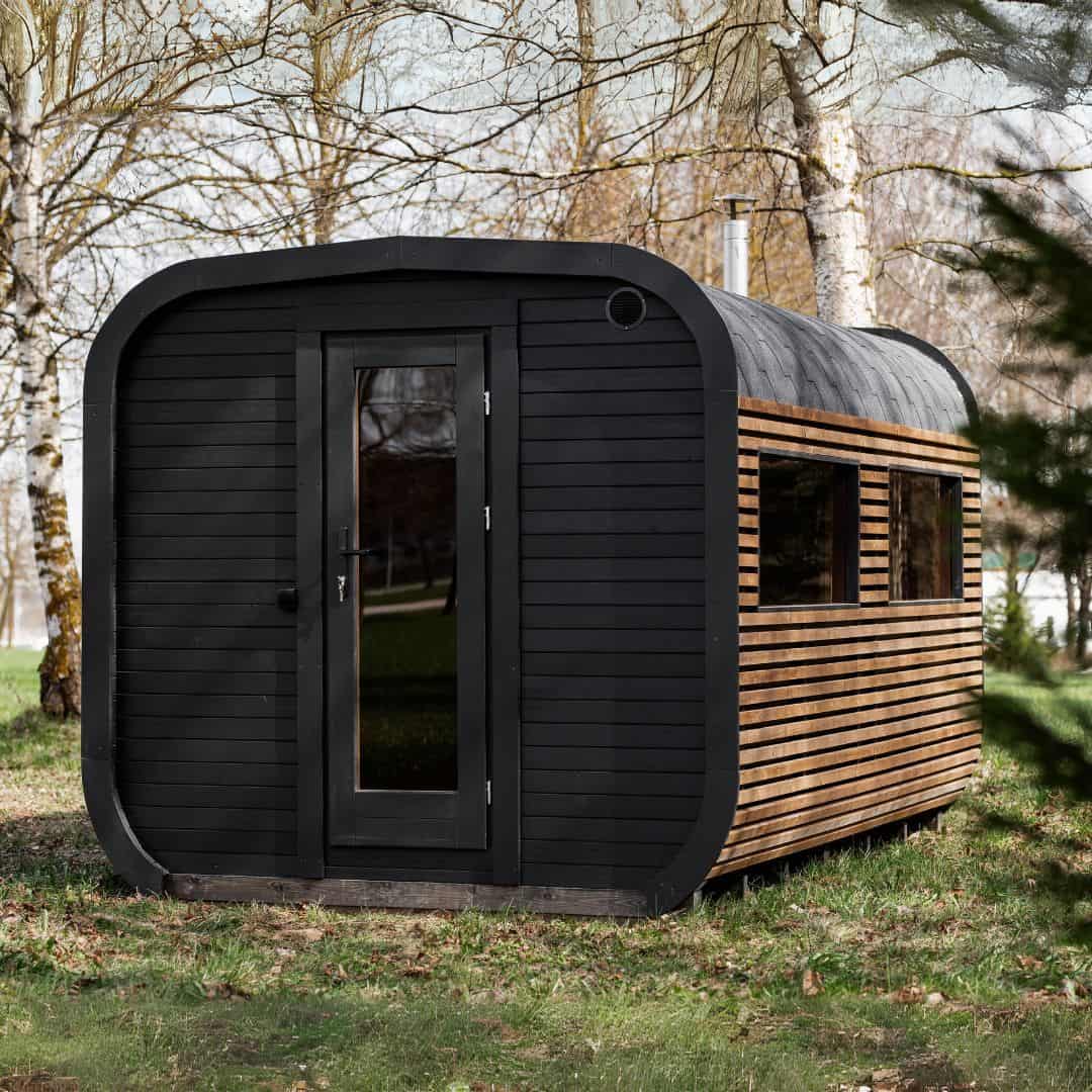 Сауна CUBE PREMIUM 4 м с предверие